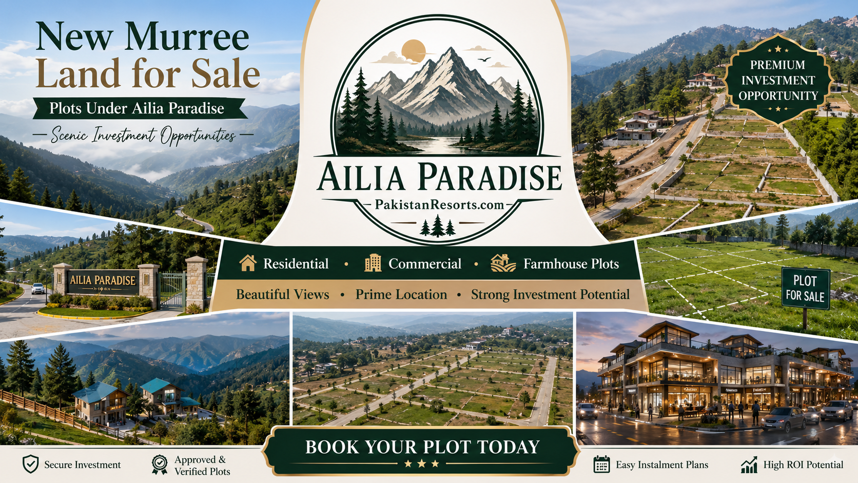 Request Plot Options or a Listing Review by Ailia Paradise PakistanResorts.com